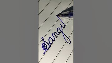 Sangita in cursive writing #goodhandwriting #shorts #diy #cursive