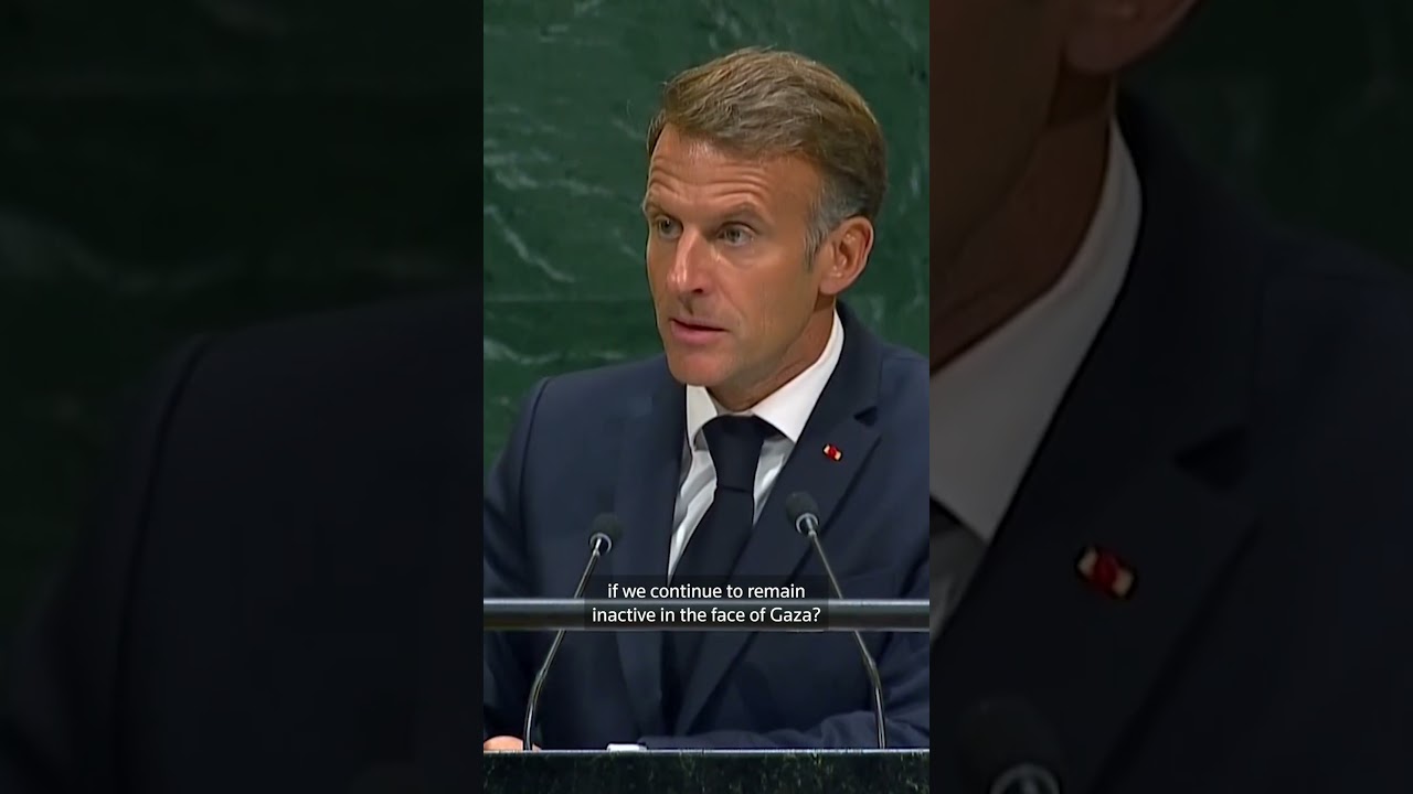 Macron calls Gaza situation a 'spectacle that shames us all'