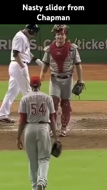 image of Nasty slider from Chapman #baseball #mlb - YouTube