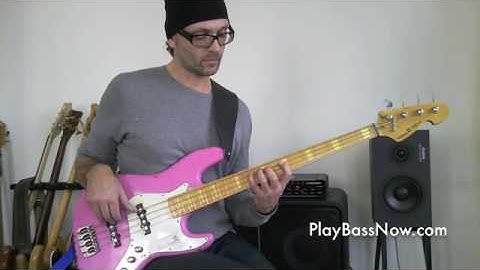 1/2 - Pentatonic scale - the 5 positions on bass