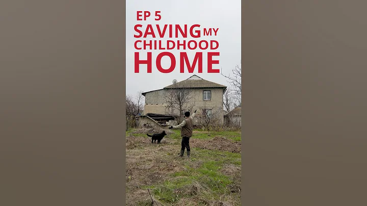 Cleaning my abandoned garden after 15 years! #villagelife #garden #moldova