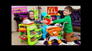 Kids Pretend Play doing Shopping at Supermarket screenshot 2