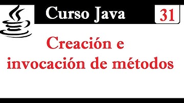 31.- Creación de métodos en Java: Sin parámetros y tipo void.
