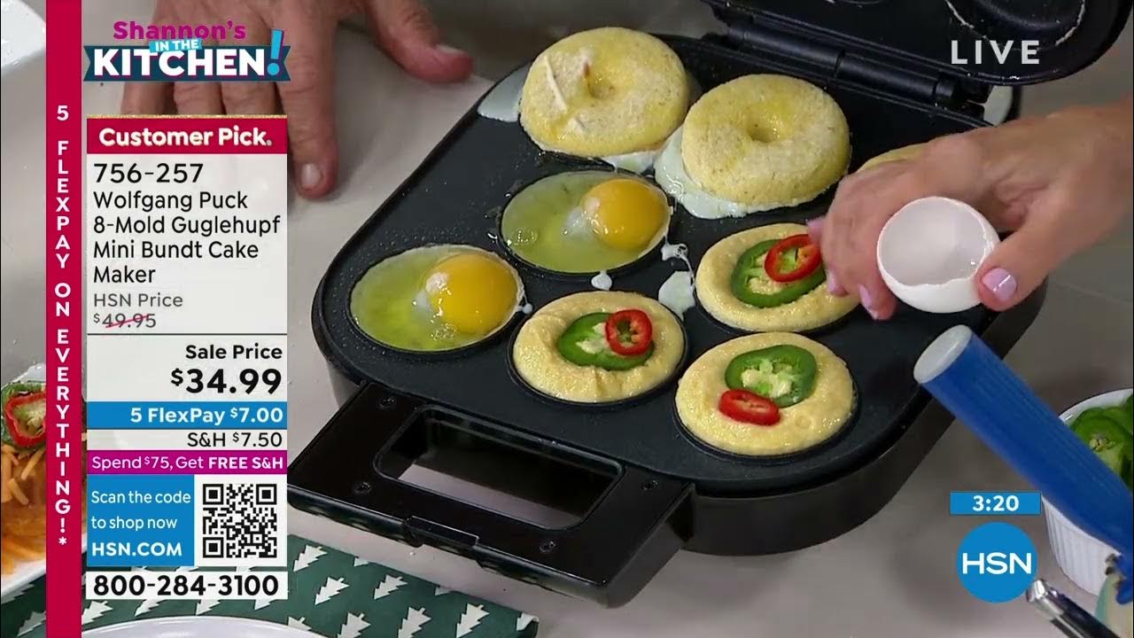Wolfgang Puck 8Mold Guglehupf Mini Bundt Cake Baker YouTube