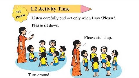 Activity Time, Unit 1.2, My English Book Two, Std 2, Marathi Medium, Maharashtra State Board,