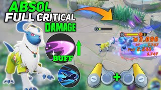 Absol New Full Critical Damage build! This build can Destroy any Pokemon🤯