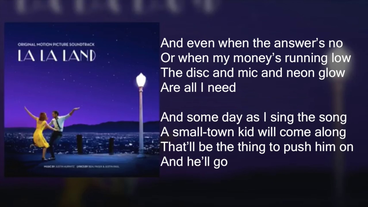 La La Land - Another Day of Sun - Lyrics