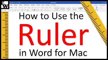 How to Use the Ruler in Word for Mac
