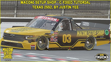 iRacing Maconi C-Fixed Trucks Texas to Qualifying and Race 25S2