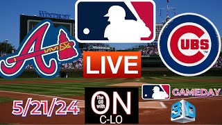 🔴Atlanta Braves Vs Chicago Cubs. Live MLB Baseball. Live Play by Play. 3D Presentation, and more!