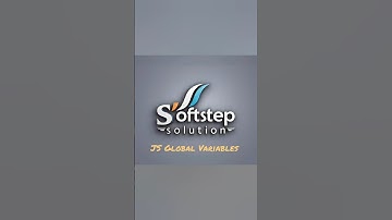 JavaScript Global Variables #javascript #variables #webapps #shorts #softstep #softstepsolution