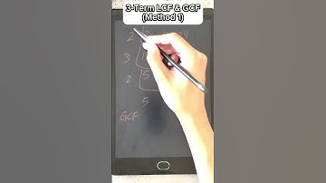 3-Term LCM & GCF Method 1 #factor #multiple #math #maths #mathtricks  #mathhacks