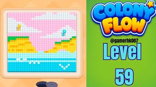 Colony Flow Level 59 Walkthrough Solution 