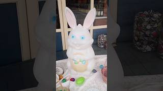 Easter Bunny Rabbit Blow Mold -Historic Main St. Webb City, MO #easterbunny #bunny #rabbit #foofoo