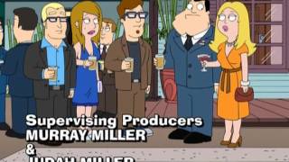 American Dad - Stan pushes francine in the pool