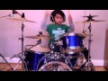 Blur - Song 2 drum cover, 4-Year-Old Drummer