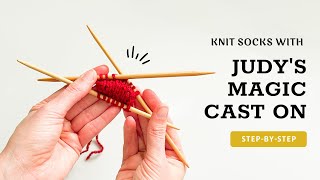 How to Knit Judy’s Magic Cast On Step by Step  Knitting Tutorial