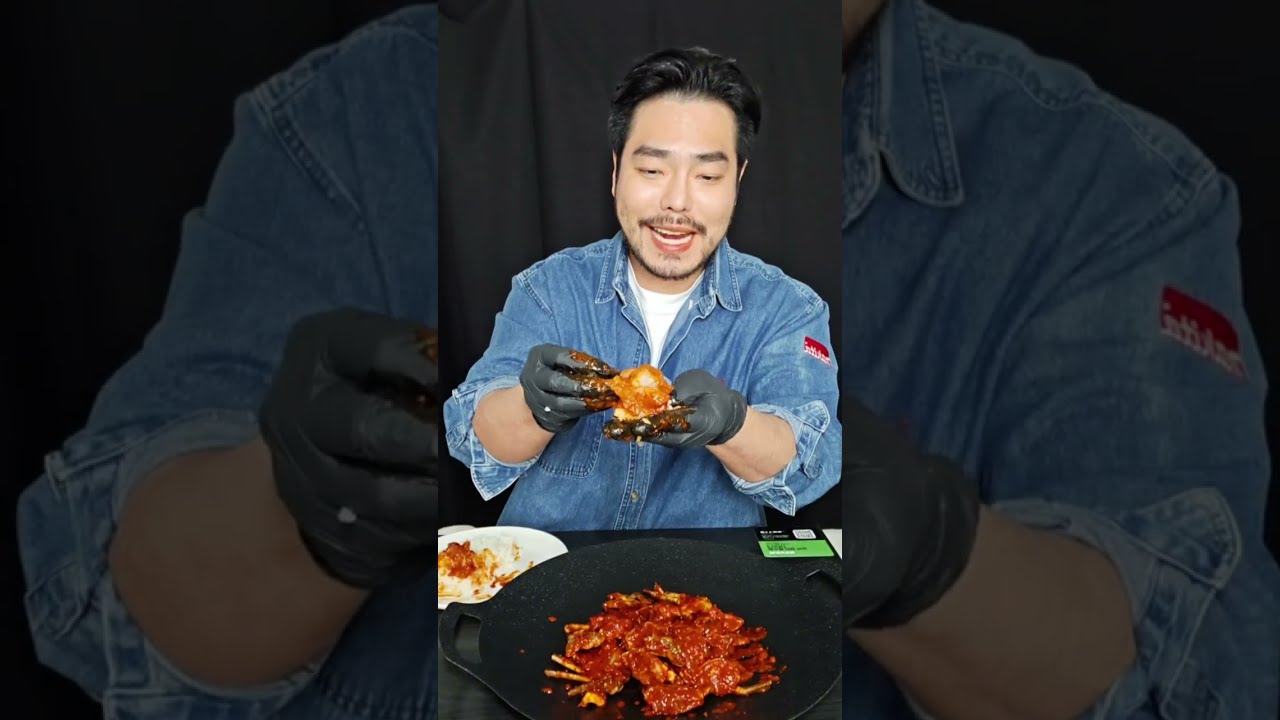 밥도둑 양념게장 먹방, 1시간을 15분으로 압축했습니다