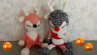 Майстер клас. Як зв&#39;язати оленя гачком. 3 частина. Master Class. How to crochet a deer. 3 part.