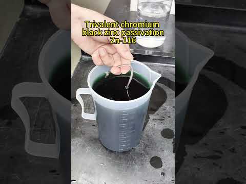 Zinc Iron Plating Black Passivation