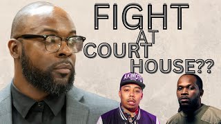 Altercation at Taxstone Trial; Fight Almost Breaks Out