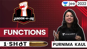 Functions | JEE 2024 | One shot | Unacademy JEE | Maths | Purnima Kaul #jee2024