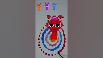 ASMR Color Mixing #sprunki #satisfying #asmr #color #oddlysatisfying