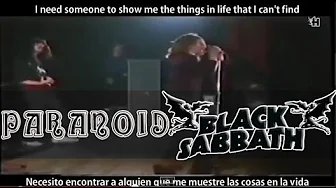 Black Sabbath - Paranoid (lyrics - sub español) HD Black Sabbath - Paranoid (lyrics - sub español) HD