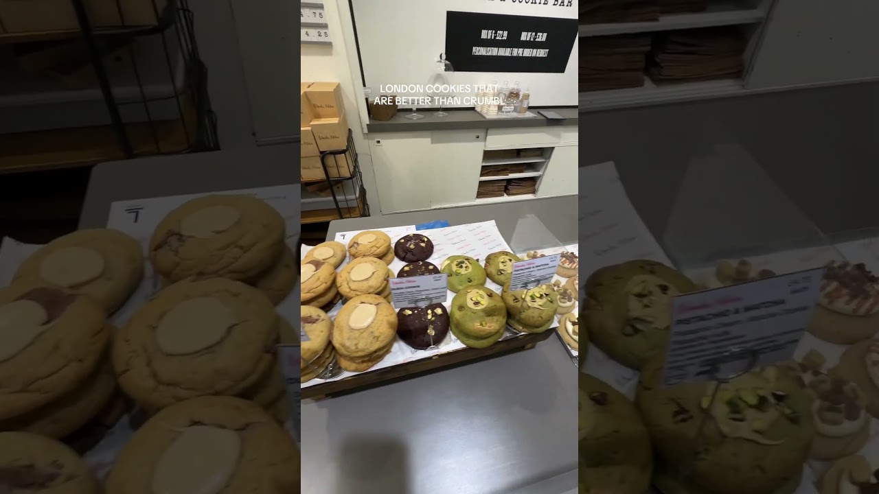 The best cookies in the UK!!!! Better than crumbl!! 