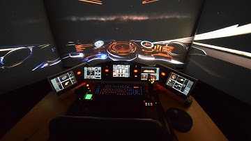 Elite: Dangerous - new enhancements in my 3 projector setup