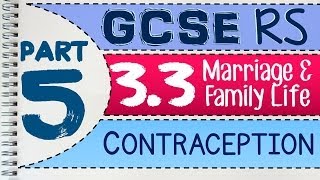 GCSE RS Unit 3.3 (Part 5 of 5) Contraception | by MrMcMillanREvis