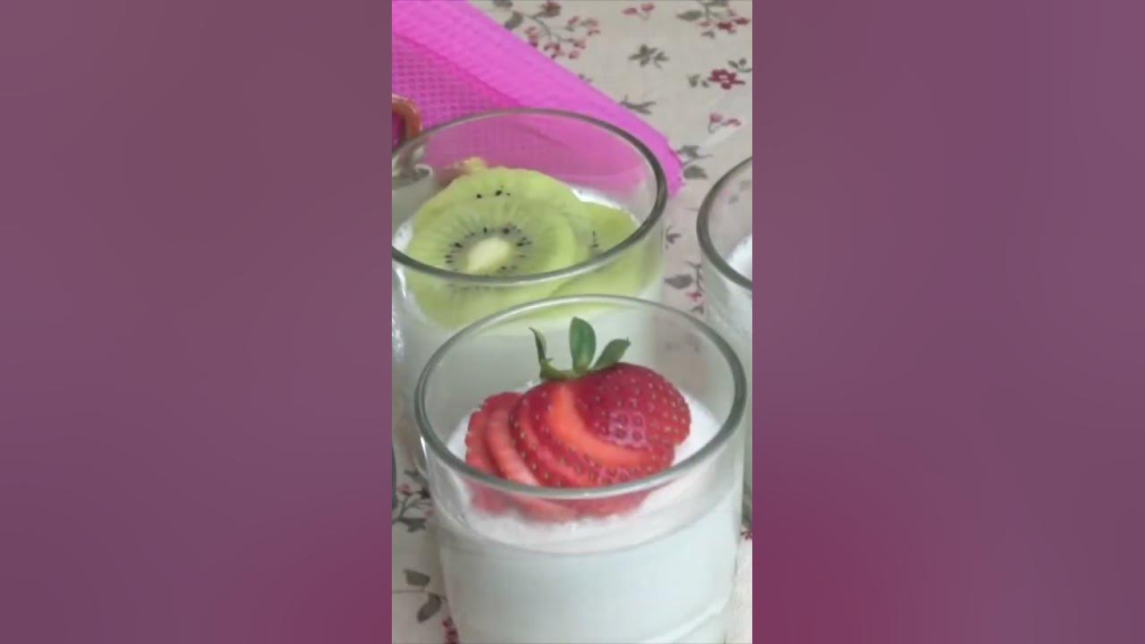 YOGURT para VENDER 4 sabores 🍑MELOCOTÓN 🍓FRESA🥥 COCO Y MORA💜 yogurt  CASERO para NEGOCIO 