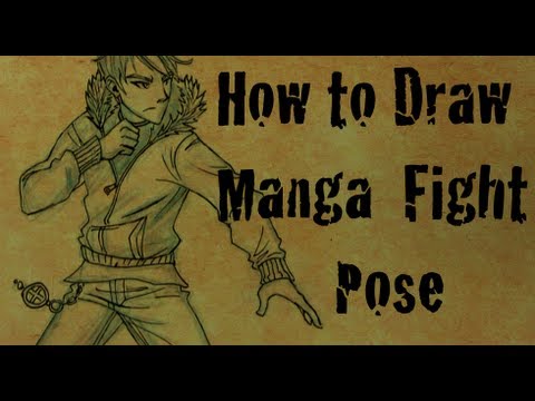 How To Draw Manga Action Pose Youtube