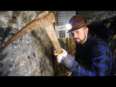 The man who works at the Wieliczka Salt Mine
