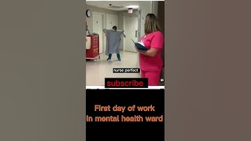 Thumbnail of first day working for new nurse in mental health ward#funny #shorts
