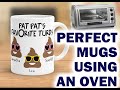 Make Dye Sublimation Coffee Cups & Mugs in a Convection oven WITHOUT a Mug Press - The Easy Way!