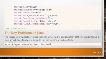Resolving the Issue of Disappearing Widgets in Android