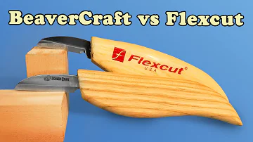 Which Knife is BETTER? BeaverCraft vs FlexCut Wood Carving Knives