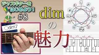 ディミニッシュコードの絶対に知っておくべき特徴と押さえ方【ジャズギター入門#8】