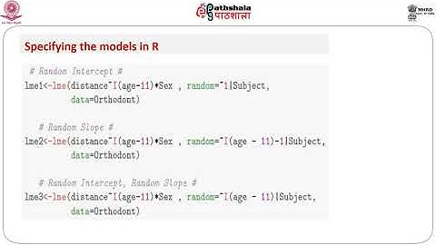 M-09. The linear mixed mode for longitudinal data analysis - lII