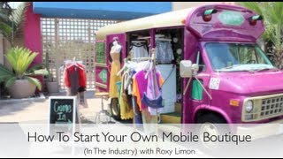 My updated mobile boutique (without the clothing yet)! YAY