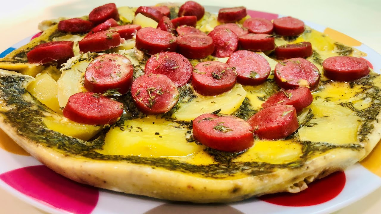 YUMURTA YEMEK ÇEŞİTLERİ.  3 YUMURTA , PATATES VE SOSİS VARSA BU TARİF HARİKA.