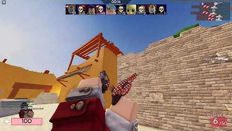 Roblox Arsenal Hacker in a public server