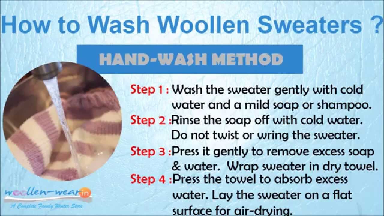 Washing Tips Blended Wool Sweaters -How to Wash wool sweaters? - YouTube