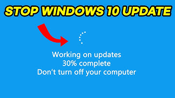 How to Disable Windows 10 Automatic Update (How to Stop Windows 10 Update)