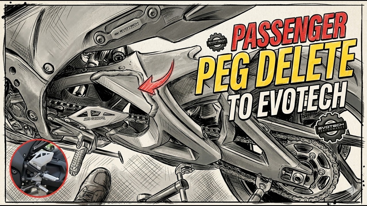 KAWASAKI NINJA ZX10R 2026 - ( EVOTECH PEG DELETE ) - YouTube