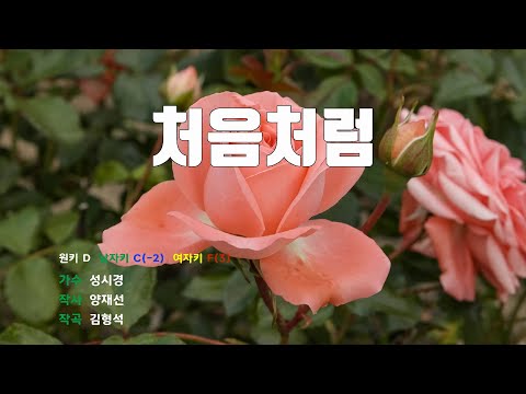 [은성 반주기] 처음처럼 - 성시경