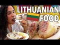 American Tries Lithuanian Food + Learns About Culture