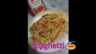 chicken and vegetables spaghetti 🍝#superkitchenfood #spicyfood #speghetti #pasta