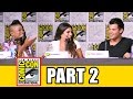 SCREAM QUEENS Season 2 Comic Con Panel (Part 2) - Emma Roberts, Billie Lourd, Taylor Lautner